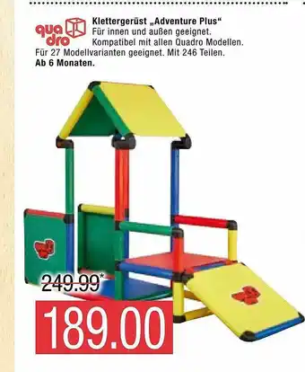 Marktkauf Quadro Klettergerüst „adventure Plus” Angebot