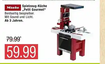 Marktkauf Miele Spielzeug-küche „petit Gourmet” Angebot