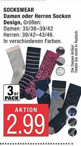 Marktkauf Sockswear Damen Oder Herren Socken Design Angebot