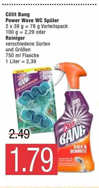 Marktkauf Cillit Bang Power Wave Wc Spüler Oder Reiniger Angebot