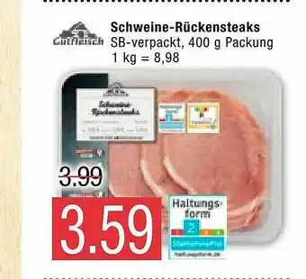 Marktkauf Cutfleisch Schweine-rückensteaks Angebot