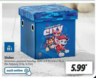 Lidl Sitzbox Angebot