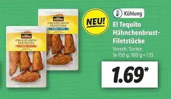 Lidl El Tequito Hähnchenbrust-filetstücke Angebot