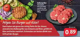 Markant Balkangriller Hacksteak Vom Schwein Und Rind Angebot