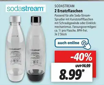 Lidl Sodastream 2 Ersatzflaschen Angebot