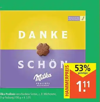 Marktkauf Ilka Pralinés Angebot