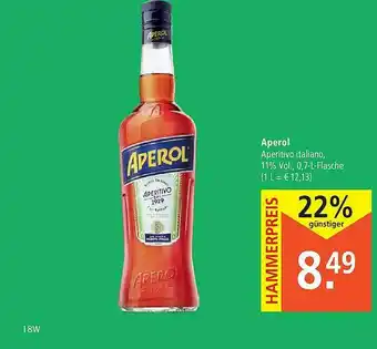 Marktkauf Aperol Angebot