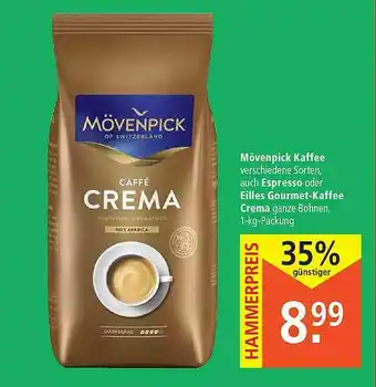 Marktkauf Mövenpick Kaffee Oder Espresso Oder Eilles Gourmet-kaffee Crema Angebot