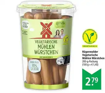 Marktkauf Rügenwalder Vegetarische Mühlen Würstchen Angebot