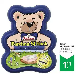 Marktkauf Reinert Bärchen-streich Angebot