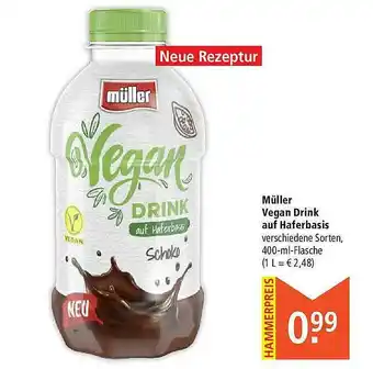 Marktkauf Müller Vegan Drink Auf Haferbasis Angebot