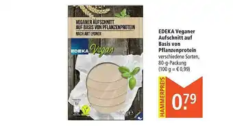 Marktkauf Edeka Veganer Aufschnitt Auf Basis Von Pflanzenprotein Angebot