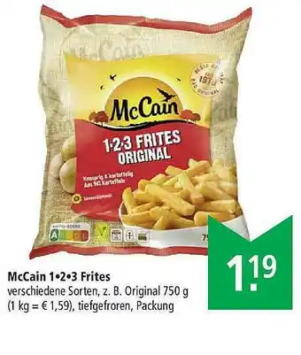 Marktkauf Mccain 1.2.3 Frites Angebot