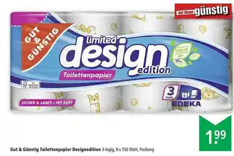 Marktkauf Gut & Günstig Toilettenpapier Designedition Angebot