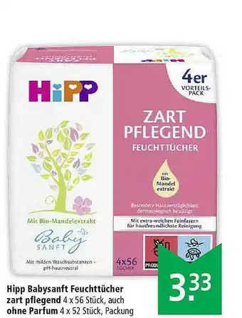 Marktkauf Hipp Babysanft Feuchttücher Zart Pflegend Auch Ohne Parfum Angebot