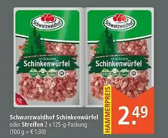 Marktkauf Schwarzwaldhof Schinkenwürfel Oder Streifen Angebot