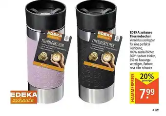 Marktkauf Edeka Zuhause Thermobecher Angebot