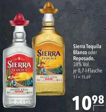 CITTI Markt Sierra Tequila Blanco oder Reposado 0,7 L Flasche Angebot