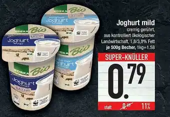 Marktkauf Edeka Bio Joghurt Mild Angebot