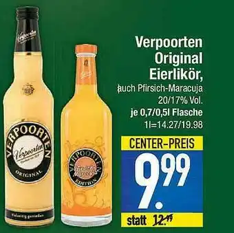 Marktkauf Verpoorten Original Eierlikör Angebot