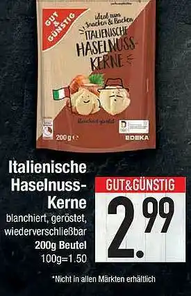 Marktkauf Italienische Haselnuss-kerne Angebot