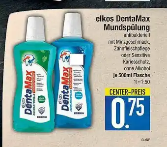 Marktkauf Elkos Dentamax Mundspülung Angebot