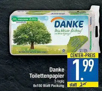 Marktkauf Danke Toilettenpapier Angebot