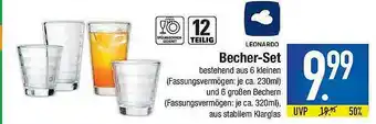 Marktkauf Becher-set Leonardo Angebot