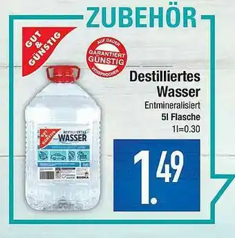 Marktkauf Destilliertes Wasser Gut & Günstig Angebot