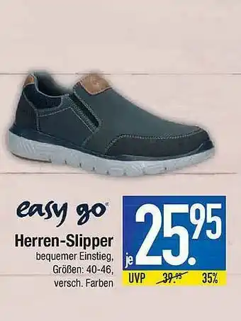 Marktkauf Easy Go Herren-slipper Angebot