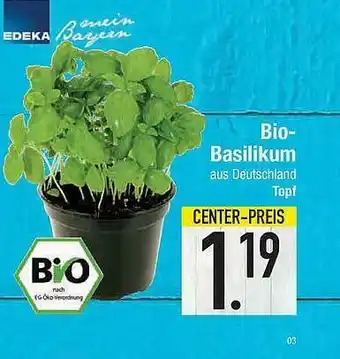 Marktkauf Edeka Mein Bayern Bio-basilikum Angebot