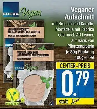 Marktkauf Edeka Vegan Veganer Aufschnitt Angebot