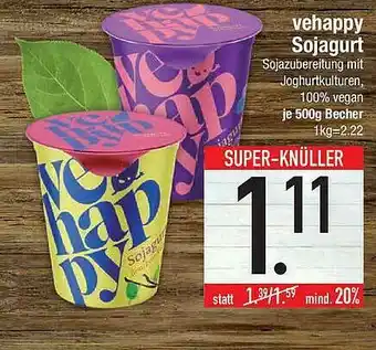 Marktkauf Vehappy Sojagurt Angebot