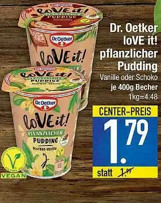 Marktkauf Dr Oetker Love It! Pflanzlicher Pudding Angebot