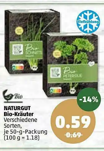 PENNY Naturgut Bio-kräuter Bio Angebot