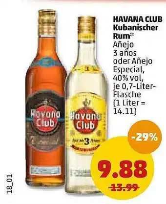 PENNY Havana Club Kubanischer Rum Angebot