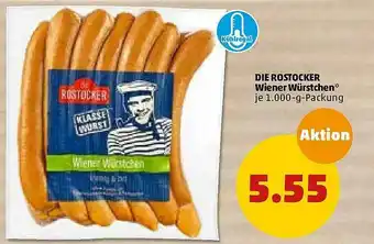 PENNY Die Rostocker Wiener Würstchen Angebot