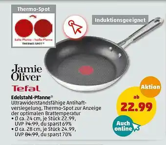 PENNY Jamie Oliver Tefal Edelstahl-pfanne Angebot