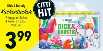 CITTI Markt Dick & Durstig Küchentücher Angebot