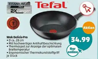 PENNY Wok Delicia Pro Tefal Angebot