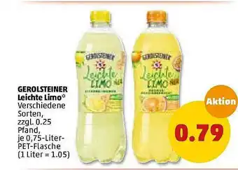 PENNY Gerolsteiner Leichte Limo Angebot