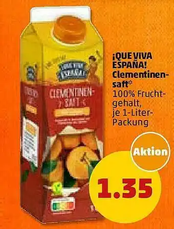 PENNY ¡que Viva España! Clementinen-saft Angebot