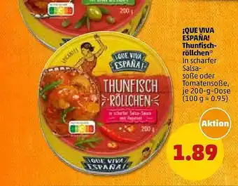 PENNY ¡que Viva España! Thunfisch-röllchen Angebot