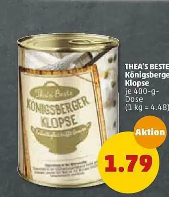 PENNY Thea's Beste Königsberger Klopse Angebot