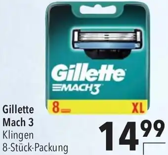 CITTI Markt Gillette 8 Mach 3 Klingen 8 Stück Packung Angebot