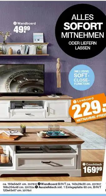 Megastore Lowboard Angebot