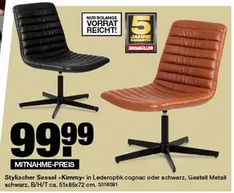 Megastore Stylischer Sessel Kimmy Angebot