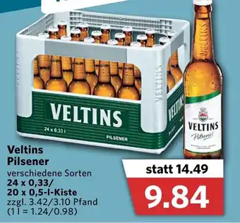 Combi Veltins Pilsener 20x0,5L / 24x0,33L Angebot