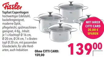 CITTI Markt Fissler Topfset Copenhagen Angebot