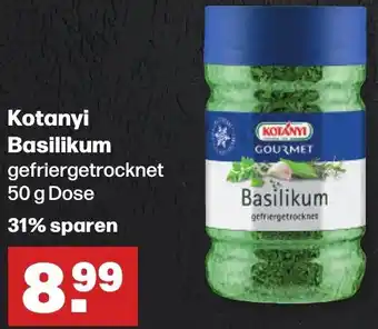 Handelshof Kotanyi Basilikum 50 g Dose Angebot